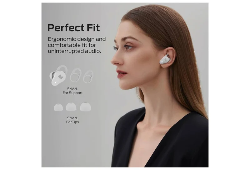 Monster NL210 Wireless Earbuds, Bluetooth 5.4 in-Ear Stereo Built-in Mic for Crystal Clear Call, 32H Playtime, Type-C Charging, Waterproof Sports - (White)