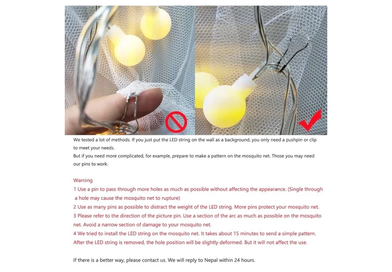 Bed Canopy Mosquito Net,Bed Curtains Full Size from Ceiling Bed Decor w/ Fairy Lights