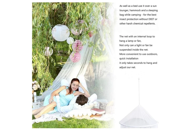 Bed Canopy Curtain with RGB Lights Music Sync Color Changing LED Star Lights with App Remote Mosquito Net Decor