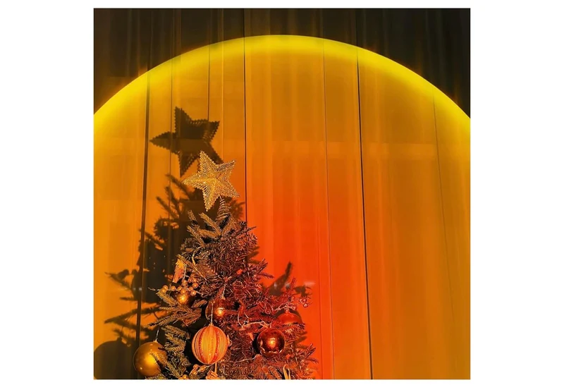 Sunset Lamp Projector,180 Degree Rotation Sun Projection Light Led Night Light Floor Lamp w/ USB Port