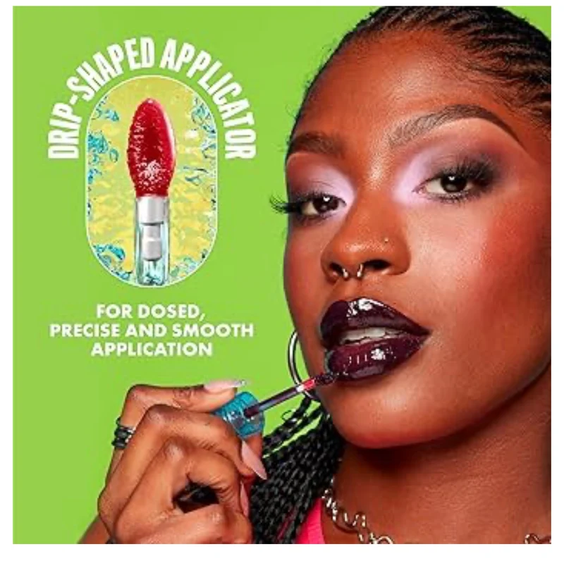 NYX PRO MAKEUP Lip IV Hydrating Glossy Lip Stain with 12HR Hydration - Water Bout Wine (Red)