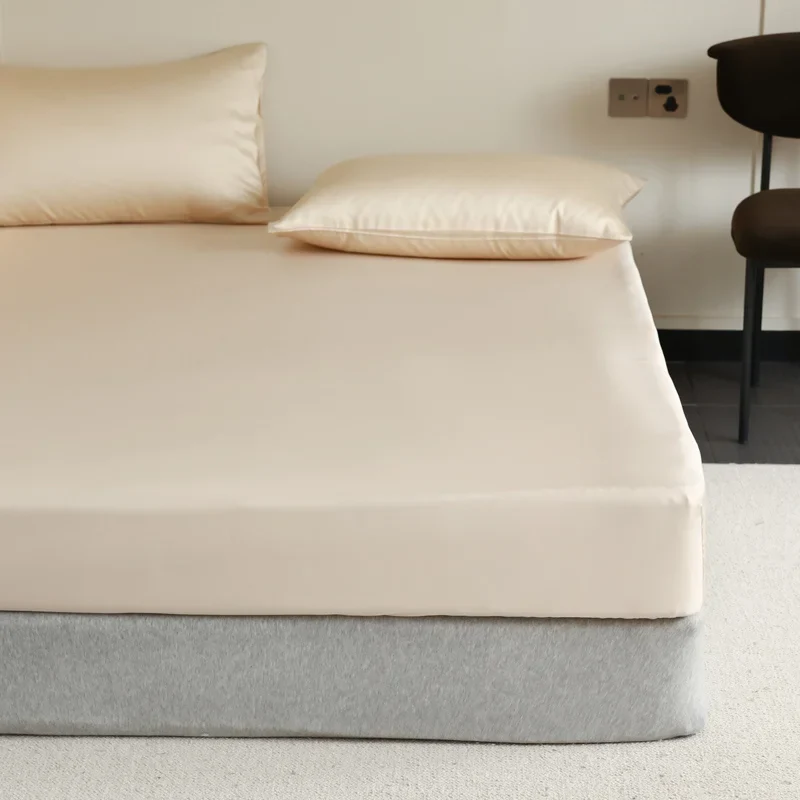Drap Housse Luxueuse en Soie de Mûrier - 14 Tailles