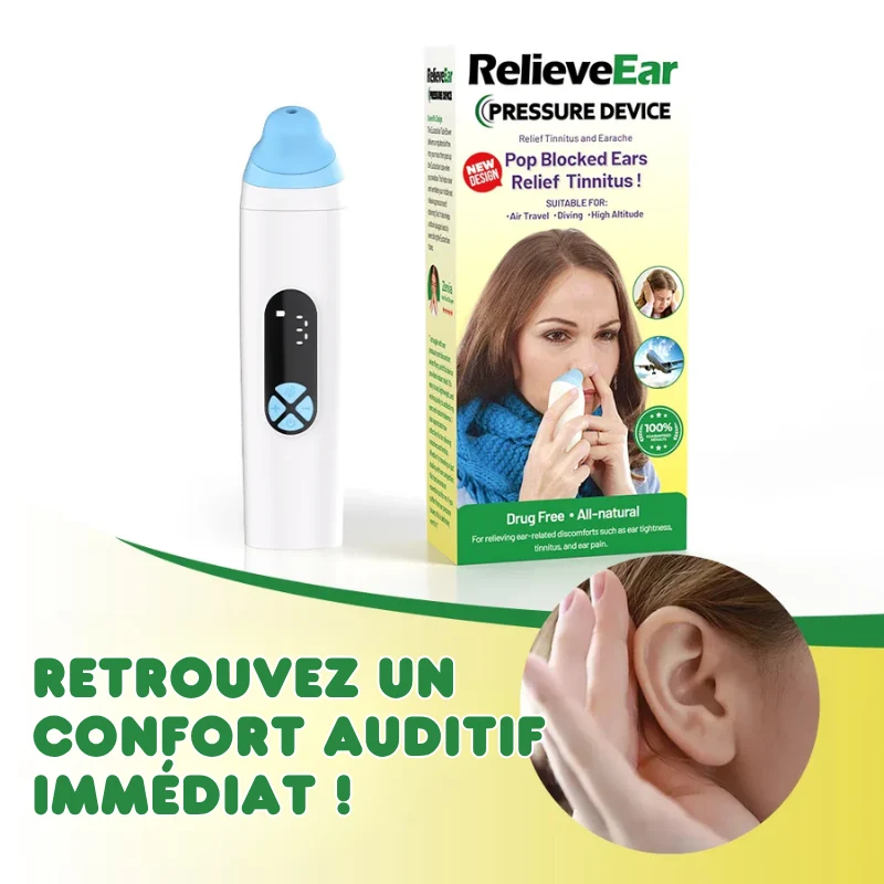 Dispositif Électrique Soulagement Pression et Acouphènes