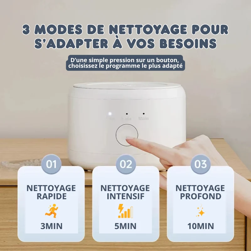 Nettoyeur à Ultrasons pour Appareils Orthodontiques