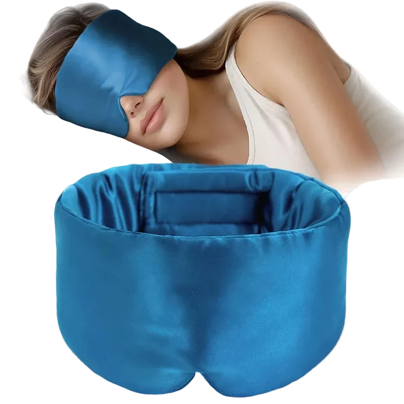 Bandeau de Sommeil XL en Soie de Mûrier Réglable