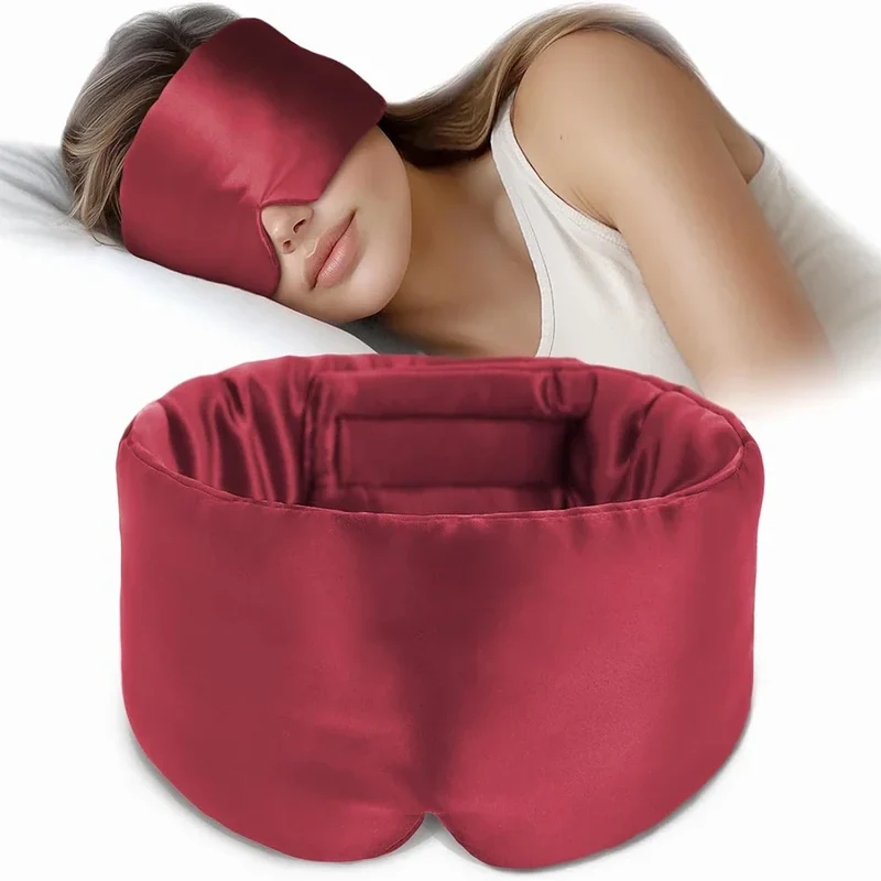 Bandeau de Sommeil XL en Soie de Mûrier Réglable