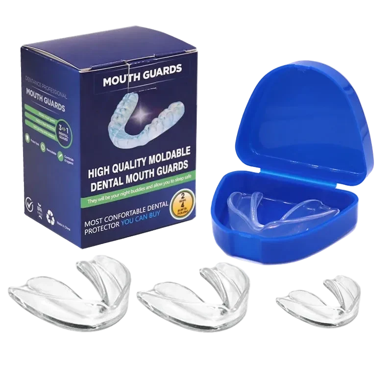 Lot de 4 Gouttières à Modeler Anti-Ronflement