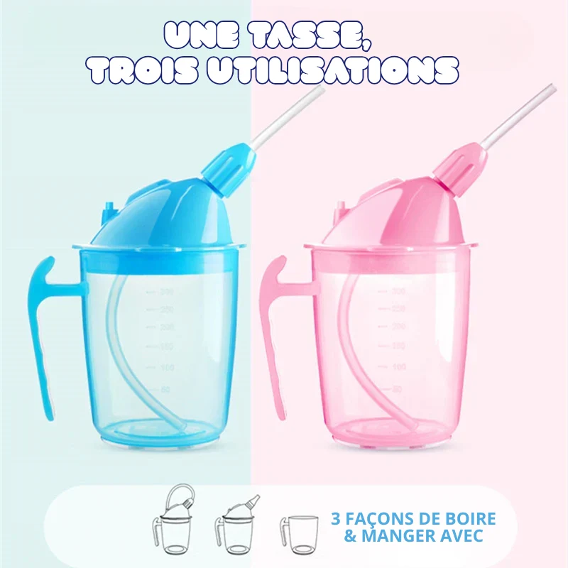 Tasse avec Bec Verseur Anti-étouffement pour Seniors