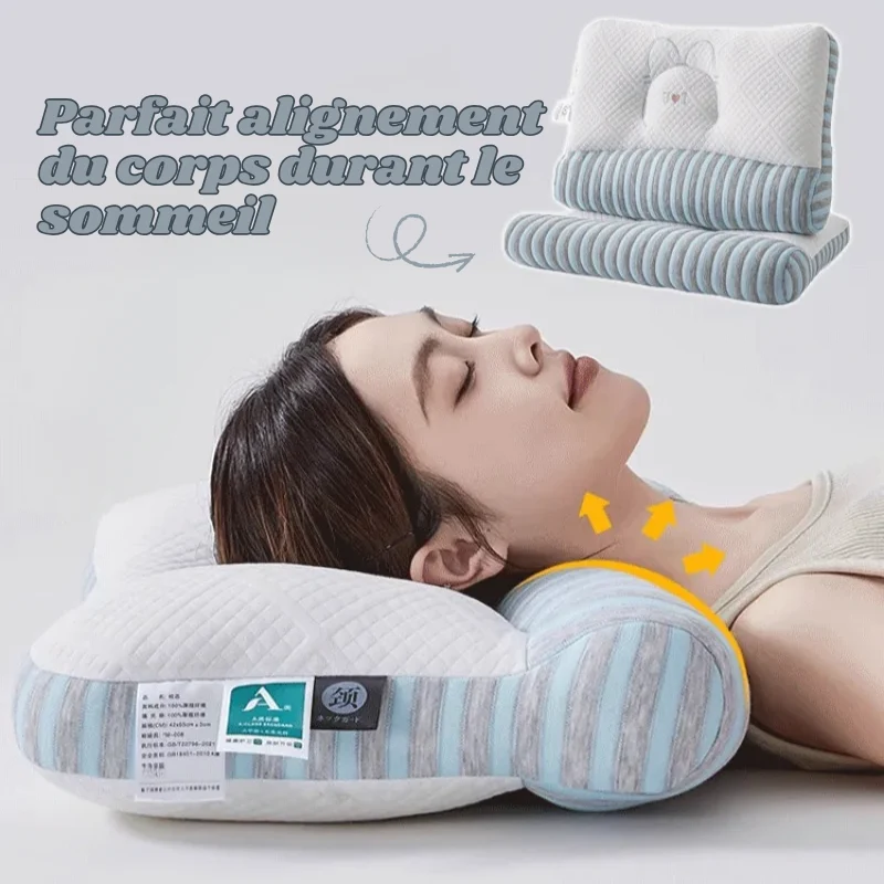 Oreiller Cervical AntiBactérien à Haut Rebond