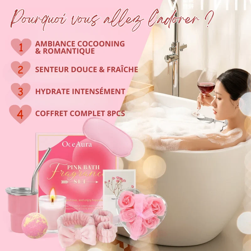 PINKY RELAX - Coffret Cadeau SPA & Détente pour Femme