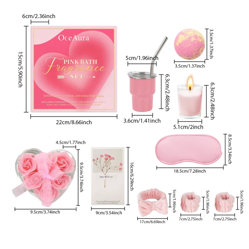 PINKY RELAX - Coffret Cadeau SPA & Détente pour Femme
