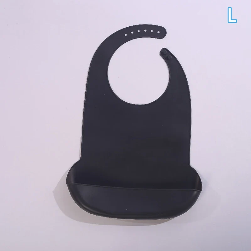 Bavoir Repas Adulte en Silicone – Imperméable & Profond