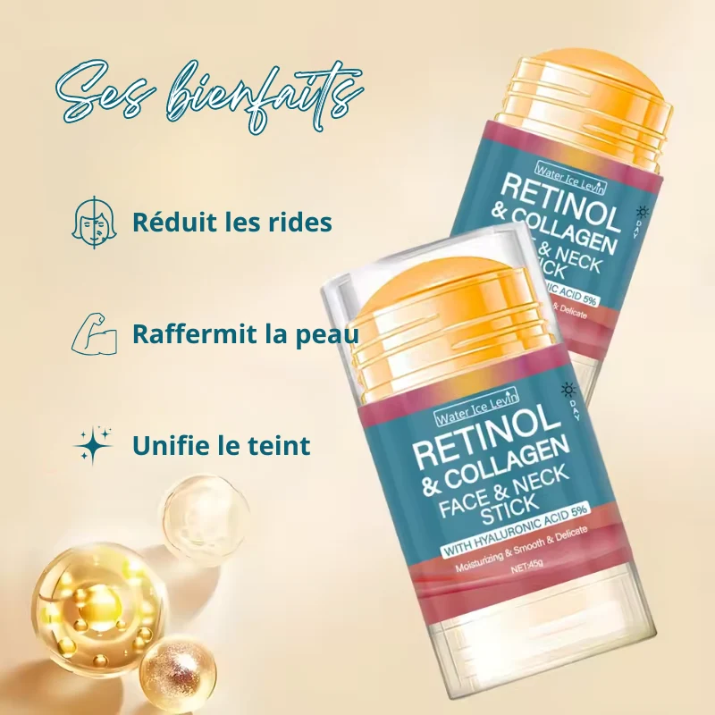Crème pour le Cou Rétinol & Collagène - Raffermit, Hydrate & Lifte
