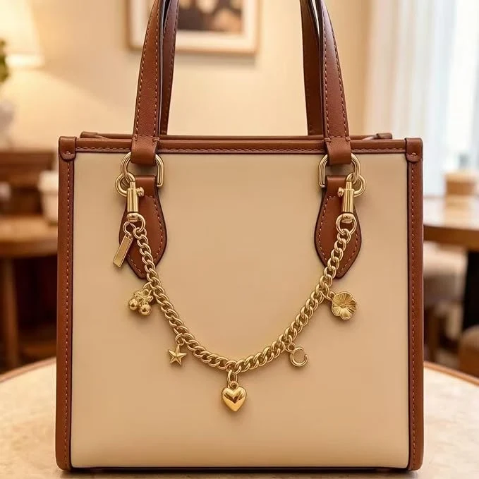Bag Chain Charms for Women Handbags Purses Totes Accessories - Gold