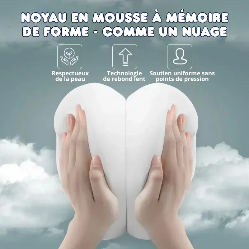 Coussin Lombaire à Mémoire – Soulage le Dos