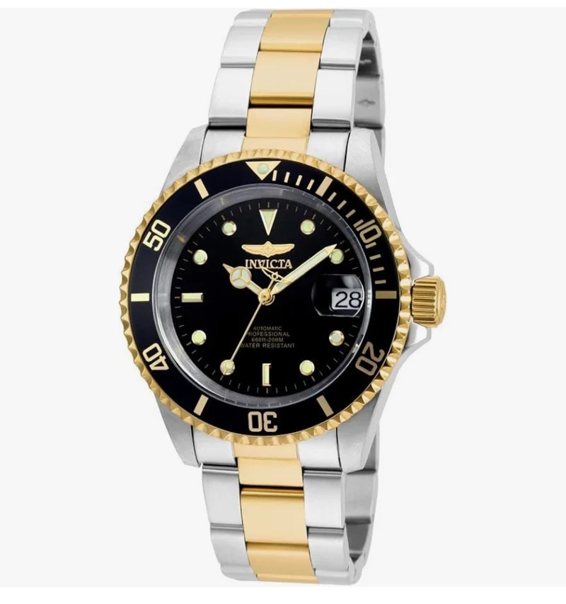 Invicta Men's Pro Diver Collection Coin-Edge Automatic Two Tone Watch