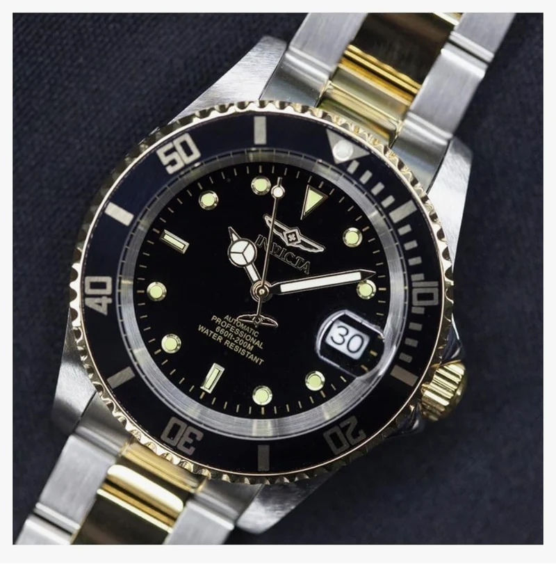 Invicta Men's Pro Diver Collection Coin-Edge Automatic Two Tone Watch