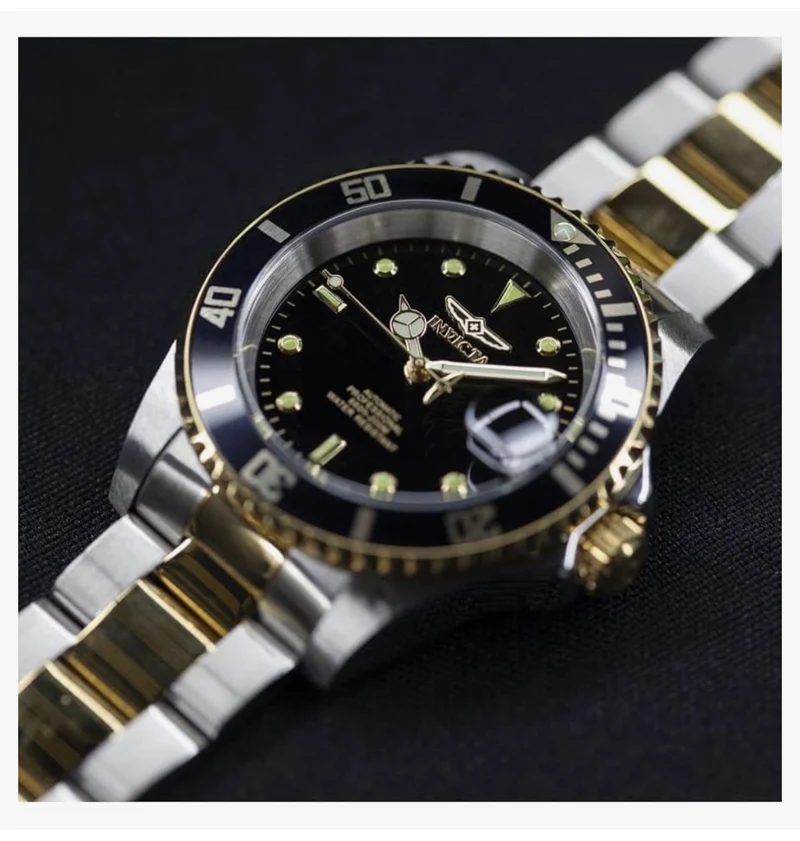 Invicta Men's Pro Diver Collection Coin-Edge Automatic Two Tone Watch