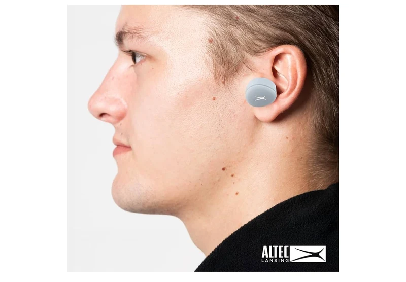 Altec Lansing - Wireless Bluetooth Waterproof Sport Earbuds - ( White)