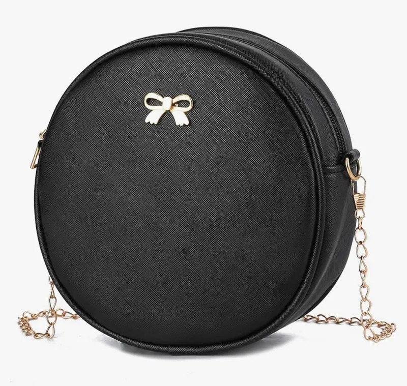 iGirls Bowknot 3-Pieces Fashion Leather Backpack Backpack Purse for Women Rucksack for Ladies Shoulder Bag - (D. Apricot)