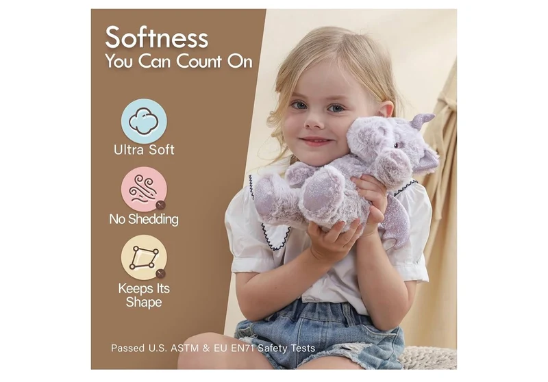 Hug & Go Unicorn Toddler Backpack Soft Plush Bag with Detachable Toy for (Aged 2–4 )