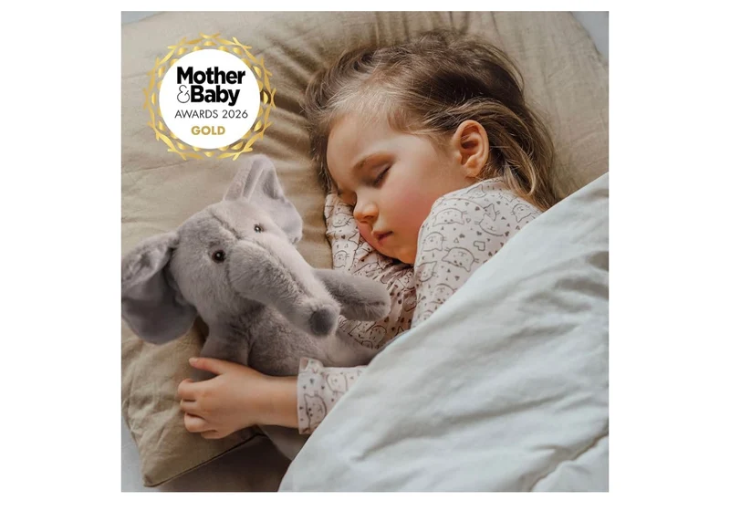 Hug & Go Elephant Toddler Backpack Soft Plush Bag with Detachable Toy for (Aged 2–4)