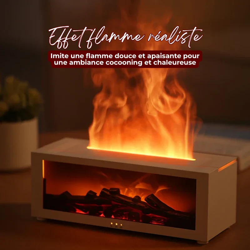 Diffuseur Mini Cheminée Cosy - 4 Huiles essentielles OFFERTES