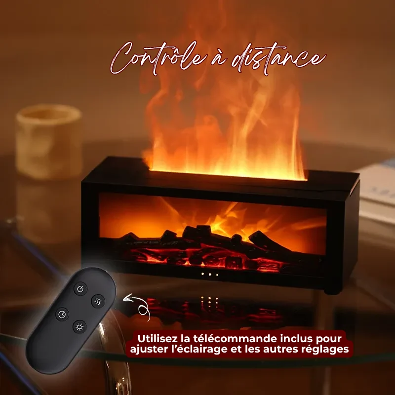 Diffuseur Mini Cheminée Cosy - 4 Huiles essentielles OFFERTES
