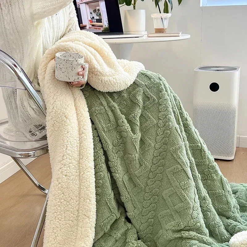 Plaid Molletonné en Flanelle ULTRA Chaud