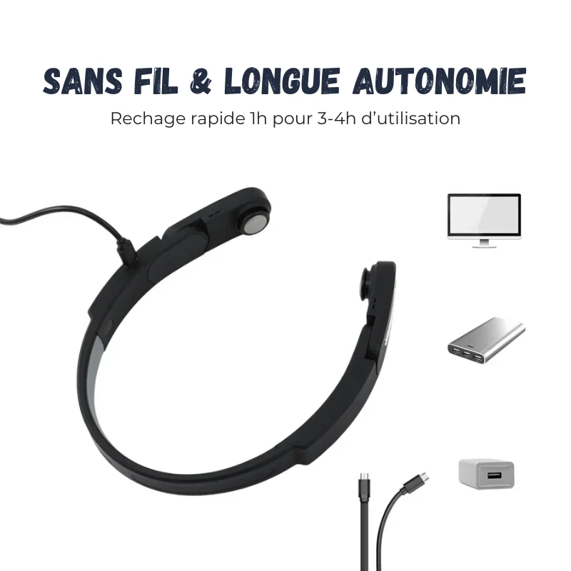 Masseur de Tête Électrique Anti-Migraine Chauffant