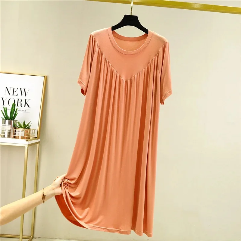 Robe de Nuit Grande Taille en Modal Doux