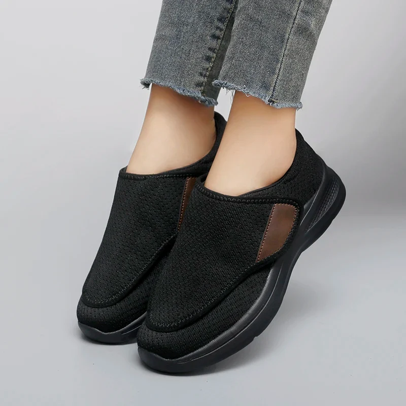 Baskets Orthopédiques Réglables Confort Total Pieds Larges