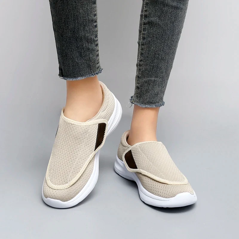 Baskets Orthopédiques Réglables Confort Total Pieds Larges