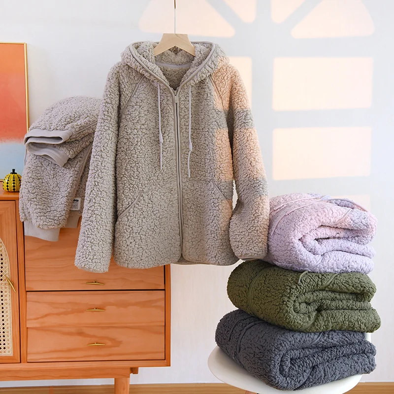 BEARY - Ensemble d'intérieur Chaud & Doux en Flanelle