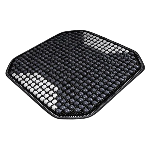 Coussin de Siège Ergonomique en Perles de bois – Anti-Transpiration