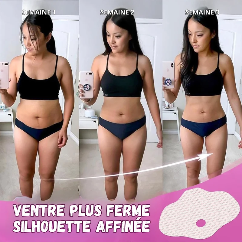 5x Patchs Magiques Ventre Plat à base de Plantes