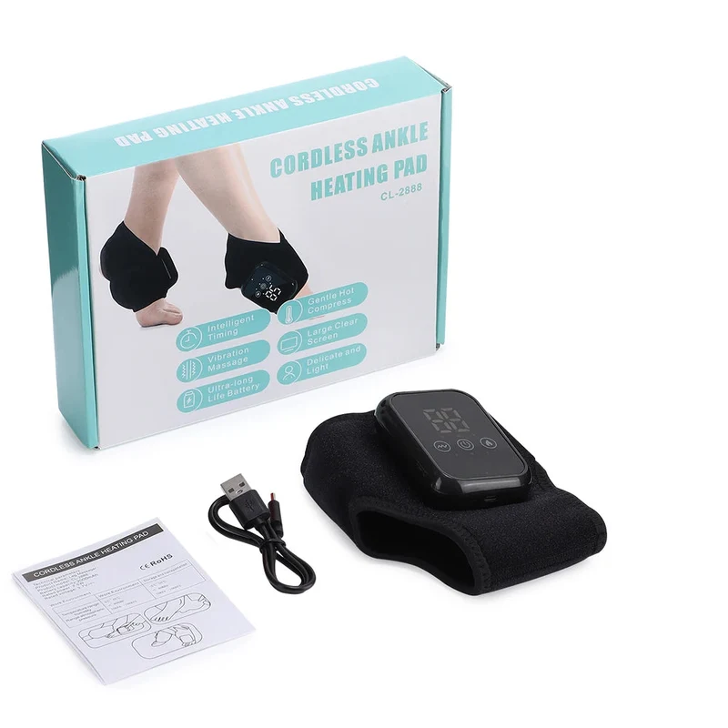 Orthèse Chauffante et Massante Cheville – Rechargeable & Confort