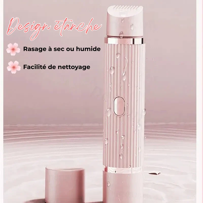 Rasoir Électrique Femme 2-en-1 Zones Sensibles