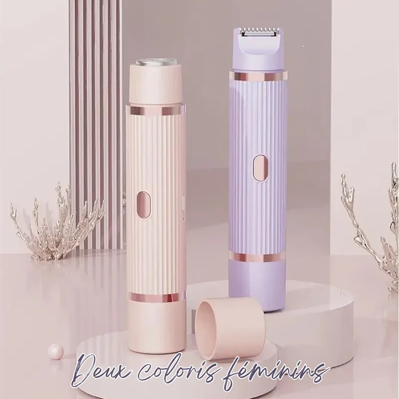 Rasoir Électrique Femme 2-en-1 Zones Sensibles