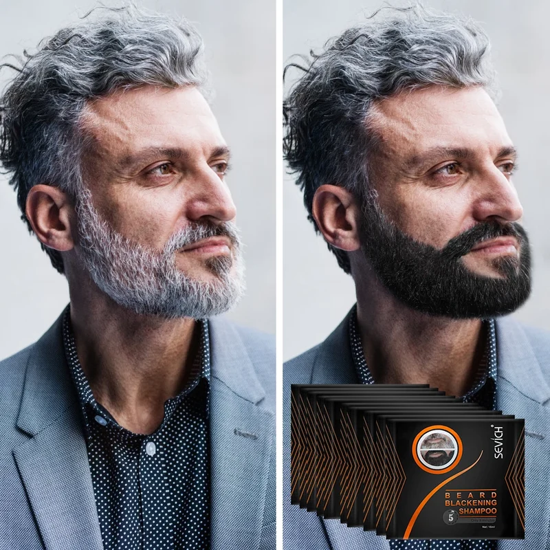 5x Shampoings Colorants pour Barbe