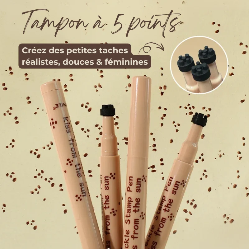 Freckle Stamp Pen - Stylo Taches de Rousseur Naturelles - 4 Teintes