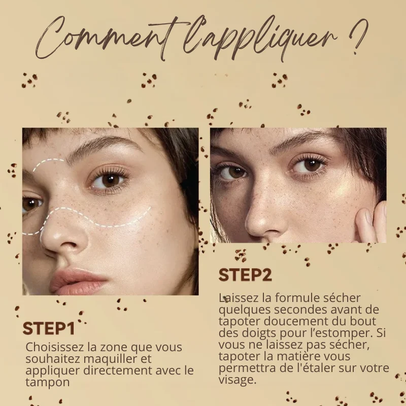 Freckle Stamp Pen - Stylo Taches de Rousseur Naturelles - 4 Teintes