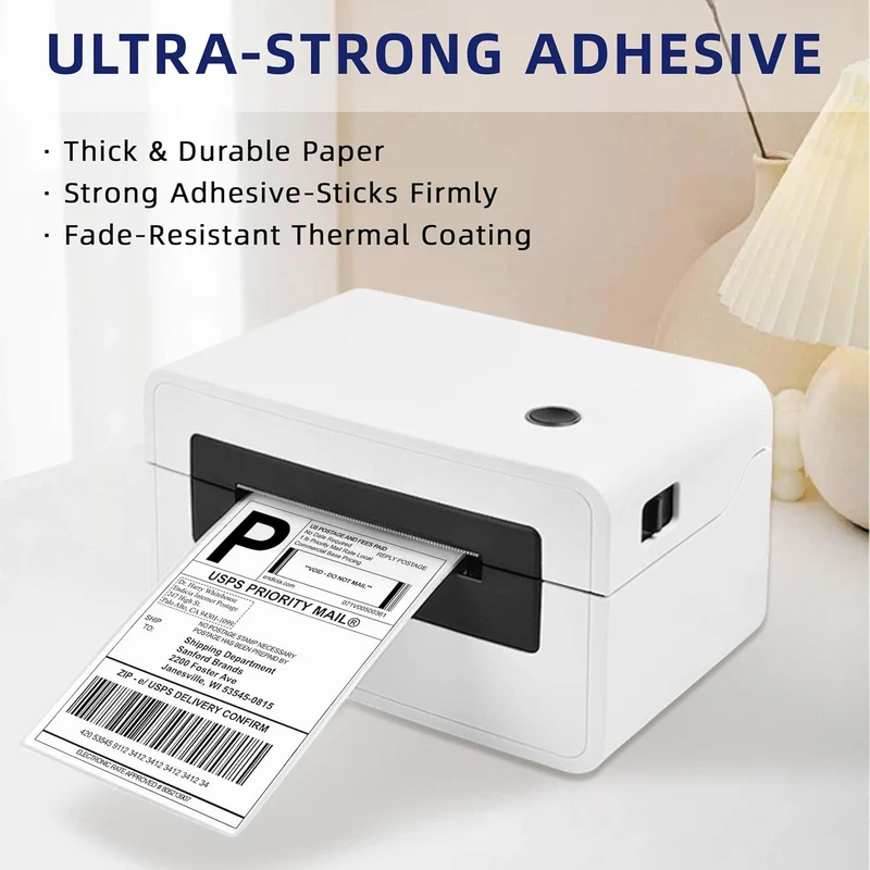 4x6" Shipping Labels Thermal Printer Stickers - (10000 Sheets)