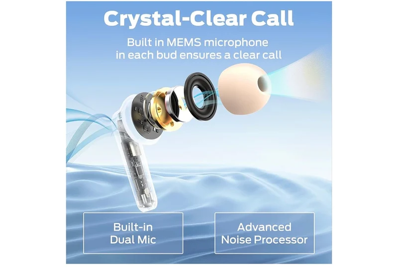 Monster AirLinks Wireless Earbuds, Bluetooth 5.3 Hi-Fi Stereo Sound, Type-C Fast Charging, Touch Control, IPX6 Waterproof in-Ear Headphones, 30 Hours Playback