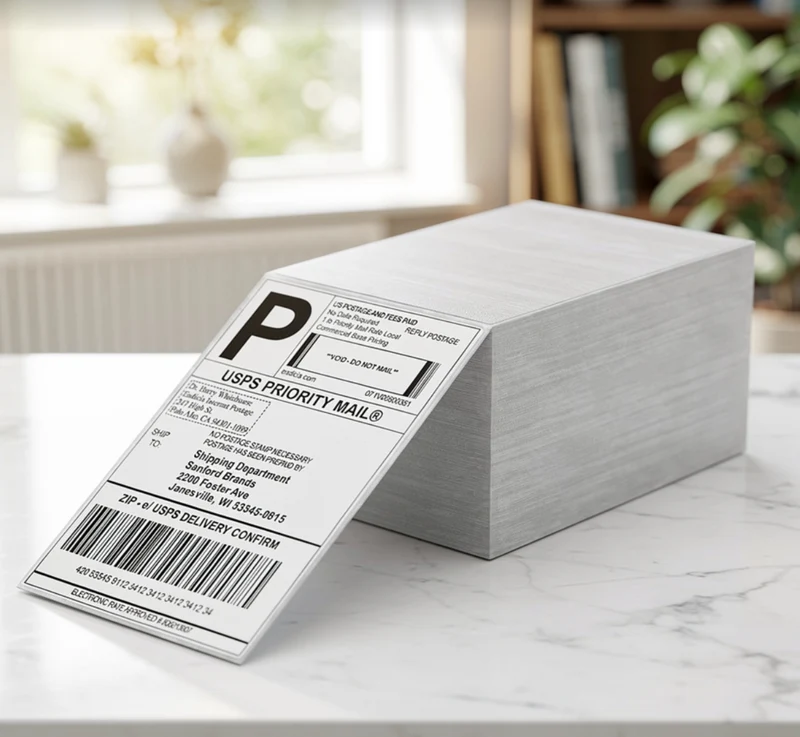 4x6" Shipping Labels Thermal Printer Stickers - (10000 Sheets)
