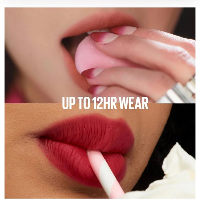 MAYBELLINE Super Stay Teddy Lip Tint, Long Lasting Matte Lipstick for Up To 12HR Wear - (Ribbon Tied) 1ct