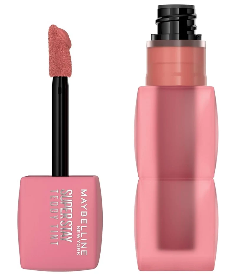 MAYBELLINE Super Stay Teddy Lip Tint, Long Lasting Matte Lipstick for Up To 12HR Wear - (Ribbon Tied) 1ct