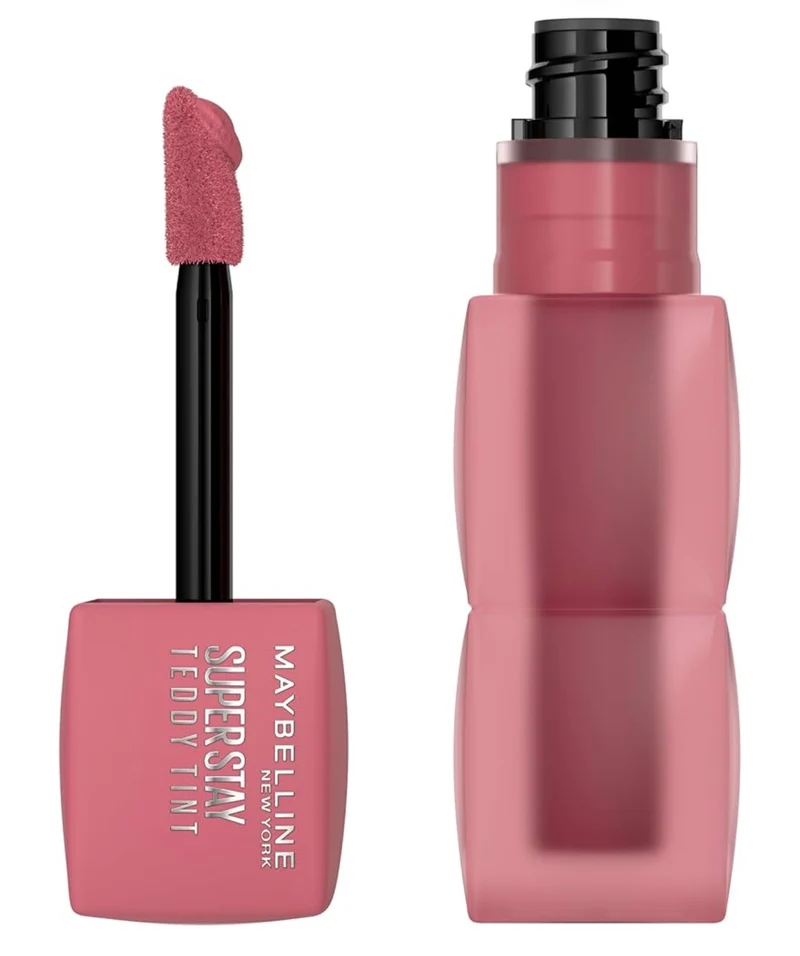 Maybelline Super Stay Teddy Lip Tint, Long Lasting Matte Lipstick For Up To 12HR Wear - (Kneehigh) 1ct