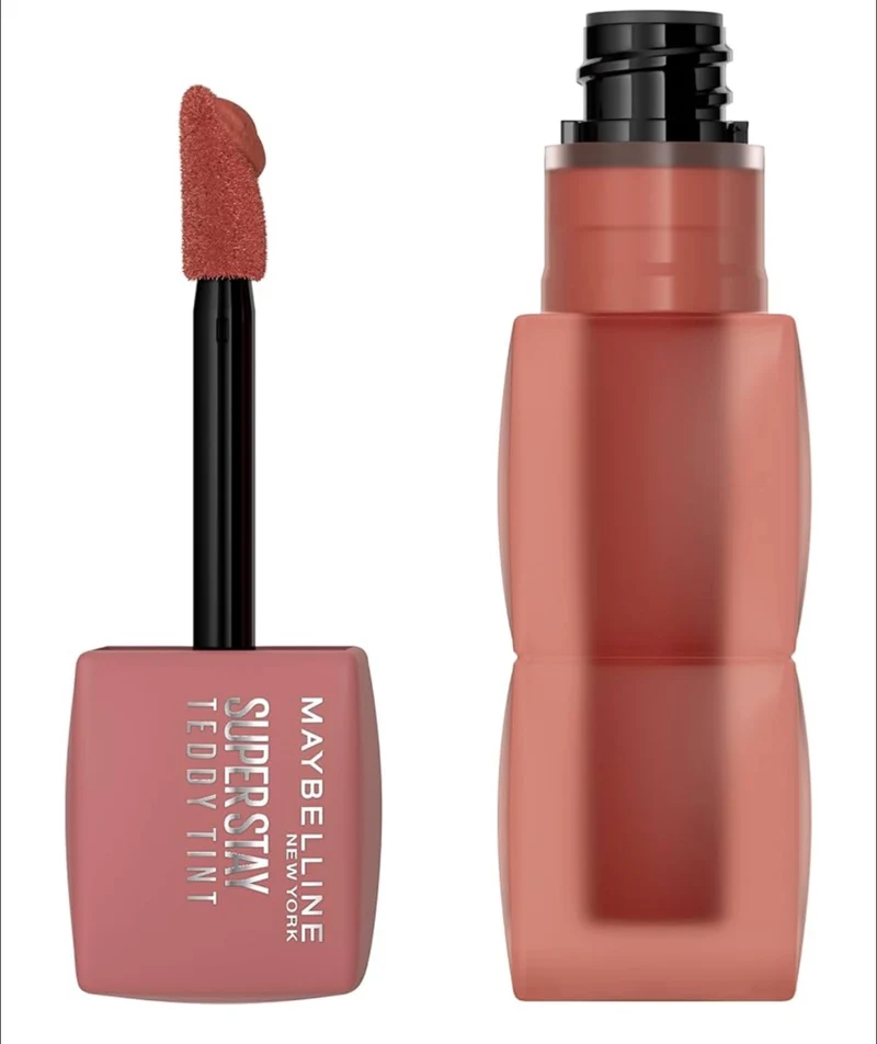 MAYBELLINE Super Stay Teddy Lip Tint, Long Lasting Matte Lipstick for Up To 12HR Wear - (Kitten Heel) 1 ct