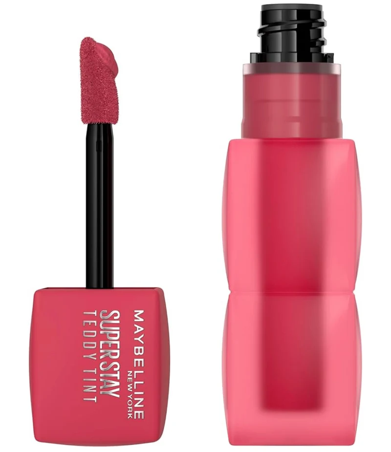 MAYBELLINE Super Stay Teddy Lip Tint, Long Lasting Matte Lipstick for Up To 12HR Wear - (Cool Grunge) 1 ct